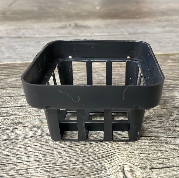 3.25" square black vanda basket