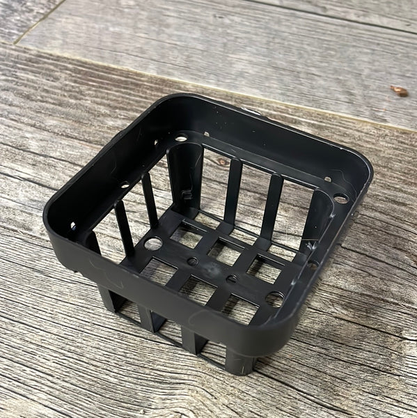 3.25" square black vanda basket