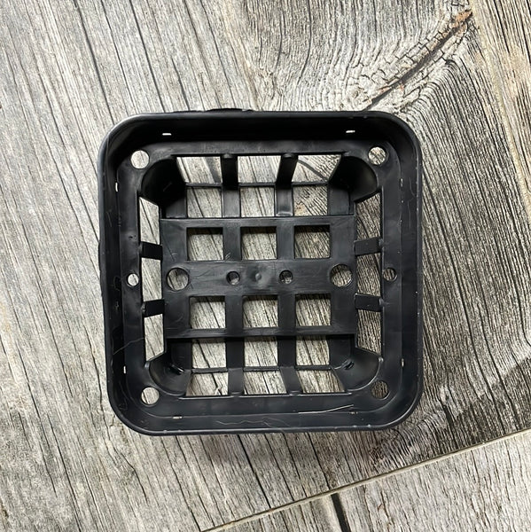 3.25" square black vanda basket