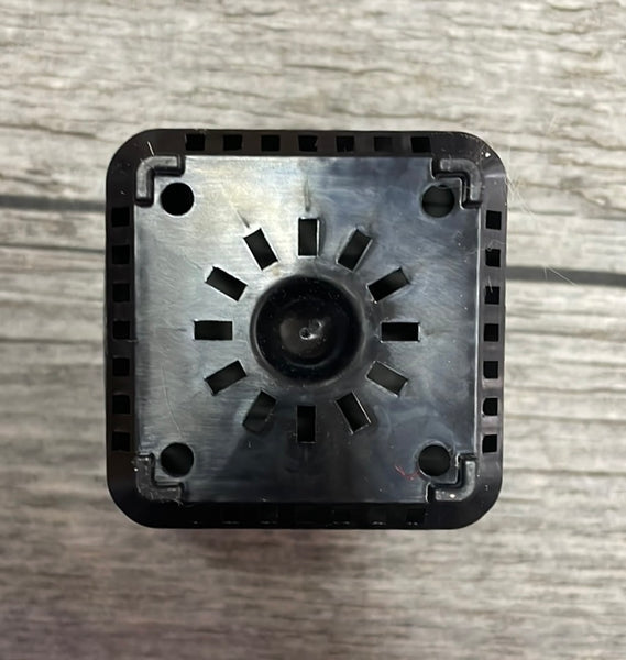 2" square black seedling pot
