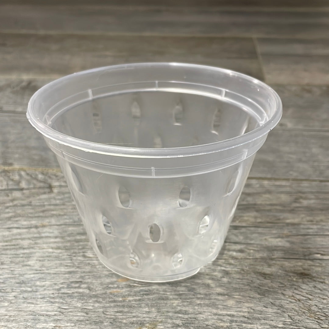 Meshpot 4 5 6 Inches /10 12 15 cm Clear Orchid Pot With Holes