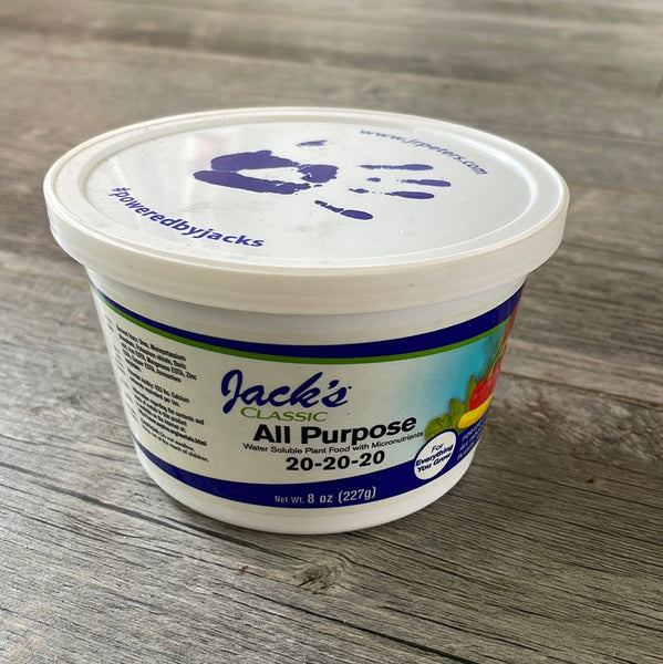 Jack's All Purpose 20-20-20 - 8 oz. powder
