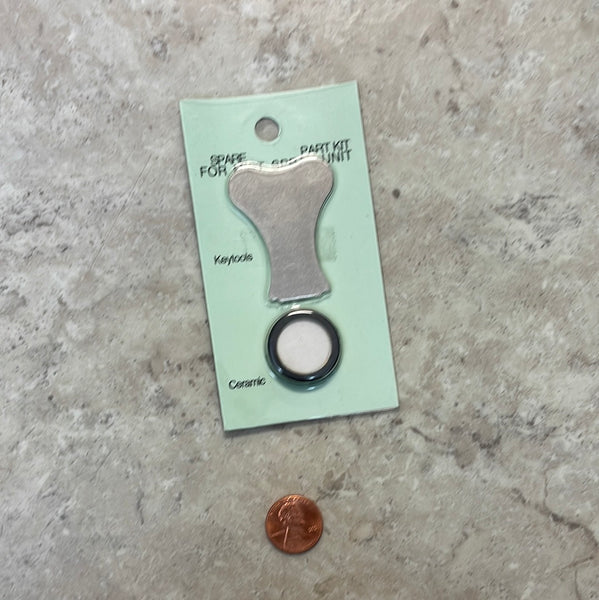 a single replacement disk with key for an ultrasonic fogger