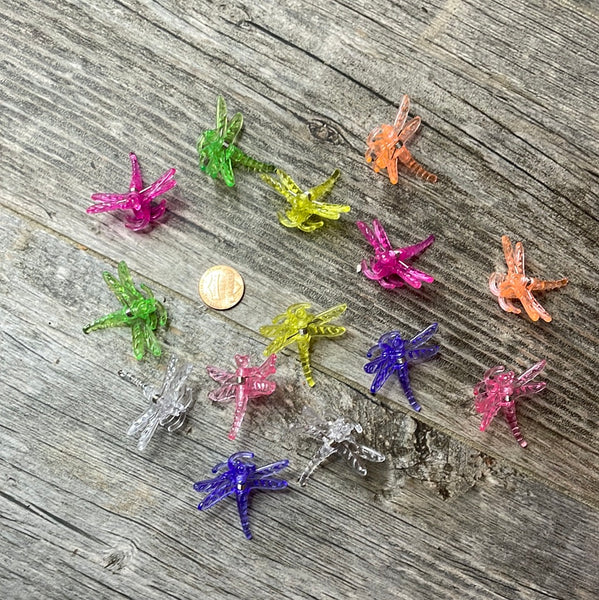 Dragonfly plant clips - 12 pack