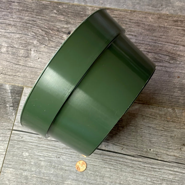 8" round green bulb pan