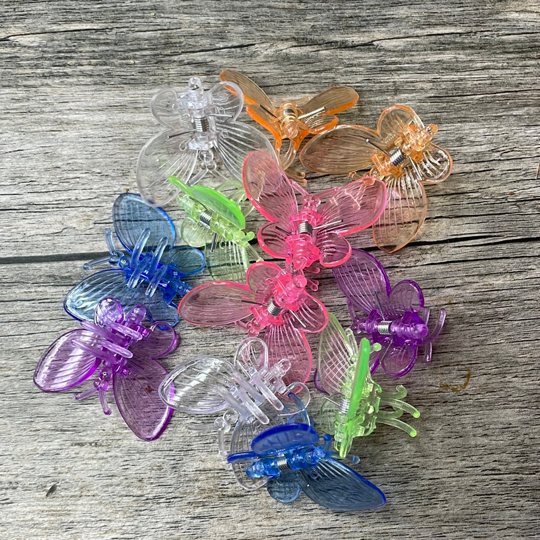 Plastic plant online hair clip