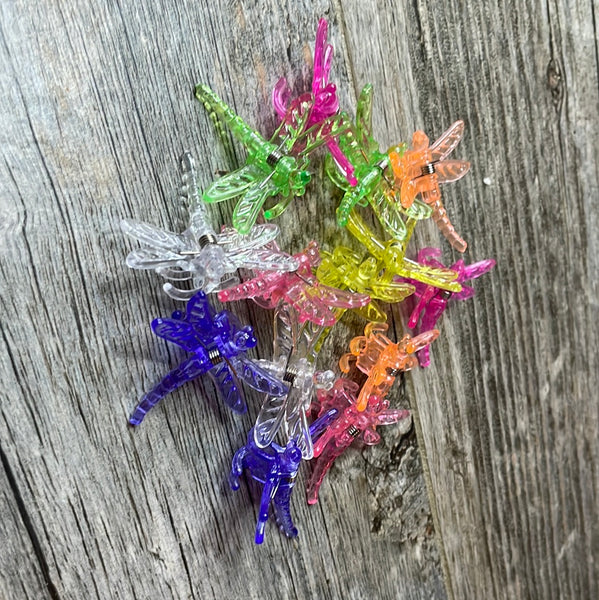 Dragonfly plant clips - 12 pack
