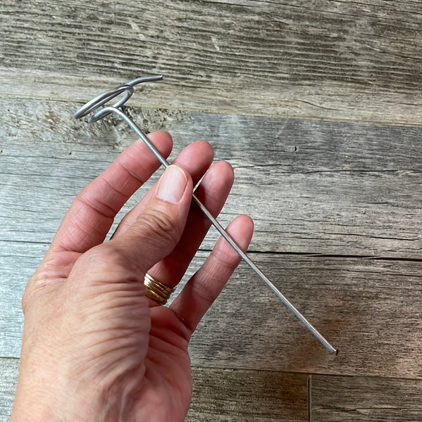 6" rhizome clips for PLASTIC pots