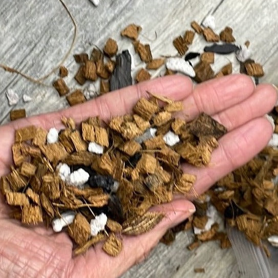 fine coconut husk mix