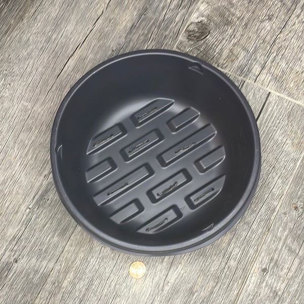 Plant Pie round black plastic orchid pot - two sizes!
