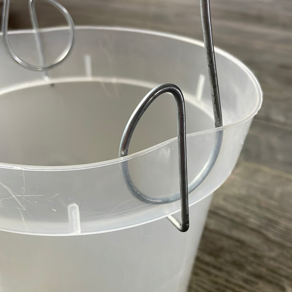 16" double sided pot hanger for PLASTIC pots