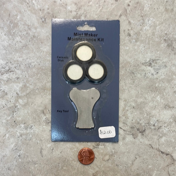 a three pack of replacement disks for an uptrasonic fogger