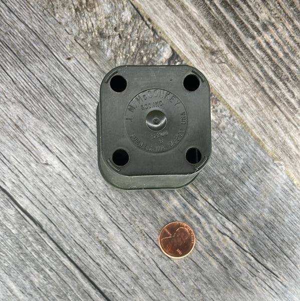 2" square green seedling pot