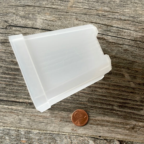 2.75" square clear seedling pot