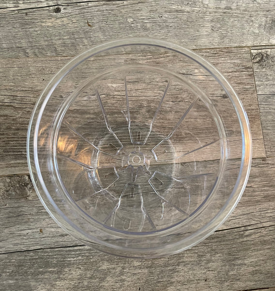 8” round high transparency pot with cone *NEW*