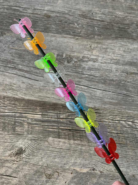 Butterfly plant clips - *NEW COLORS* - 18 pack