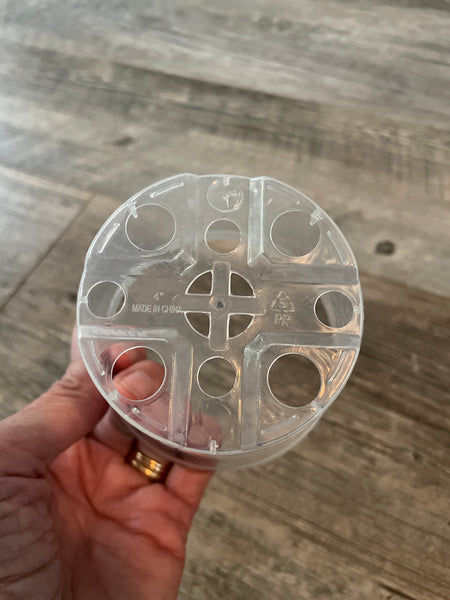 4" super clear round azalea pot *NEW*