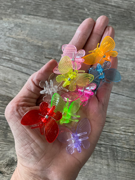 Butterfly plant clips - *NEW COLORS* - 18 pack