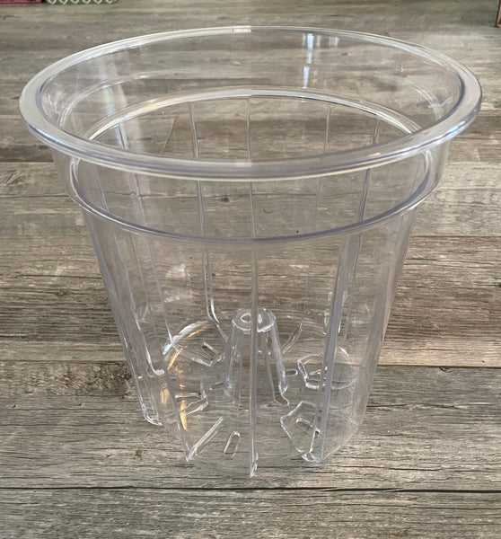 9.6” round high transparency pot with cone *NEW*