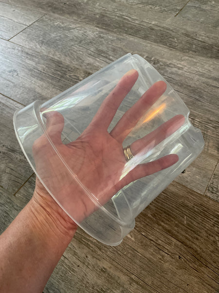 10" super clear round azalea pot *NEW*