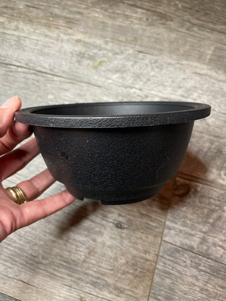 5.5" back textured shallow bulb pan