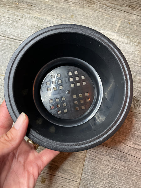 5.5" back textured shallow bulb pan