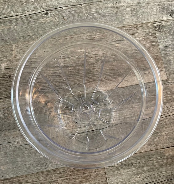 9.6” round high transparency pot with cone *NEW*