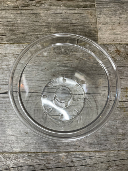 4.5" glass-like ultra high transparency clear round orchid pot *NEW*