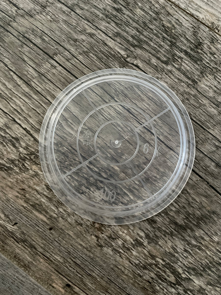 3” clear plastic pot saucer *NEW*