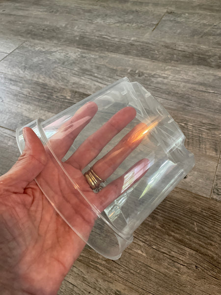 8" super clear round azalea pot *NEW*
