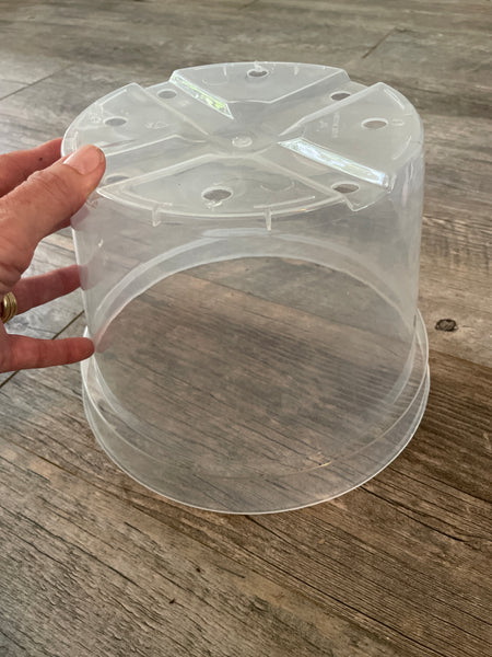 10" super clear round azalea pot *NEW*