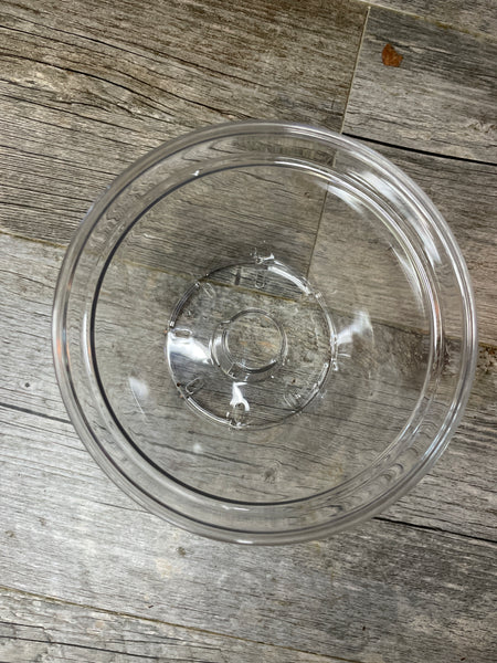 5.7" glass-like ultra high transparency clear round orchid pot *NEW*