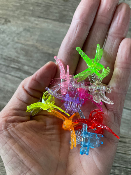 Dragonfly plant clips - 18 pack *NEW COLORS*