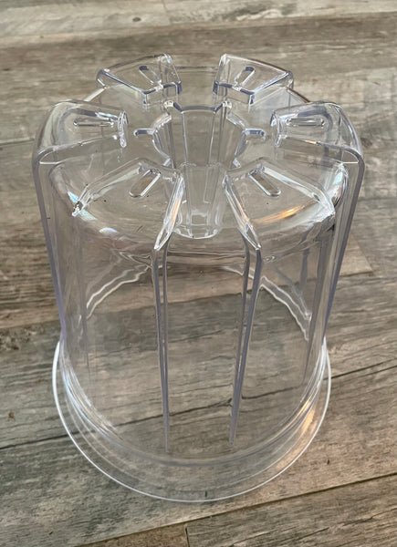 9.6” round high transparency pot with cone *NEW*