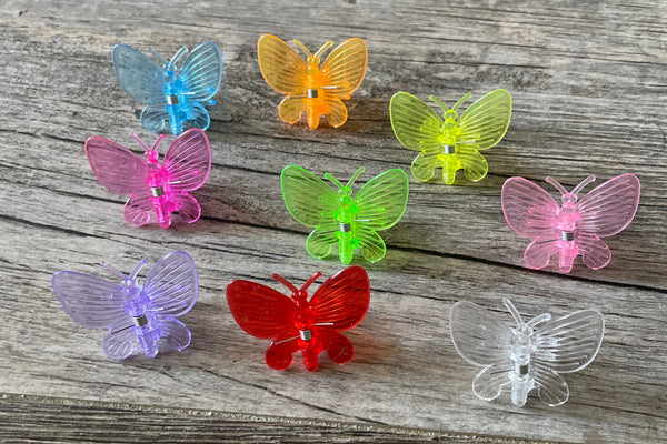 Butterfly plant clips - *NEW COLORS* - 18 pack