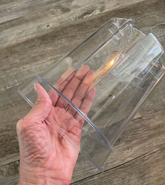 9.6” round high transparency pot with cone *NEW*
