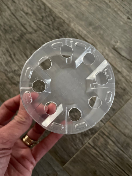 4” clear round economy pot *NEW*