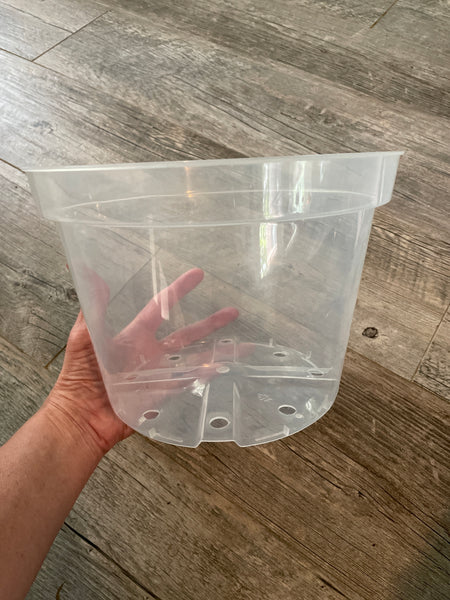 10" super clear round azalea pot *NEW*