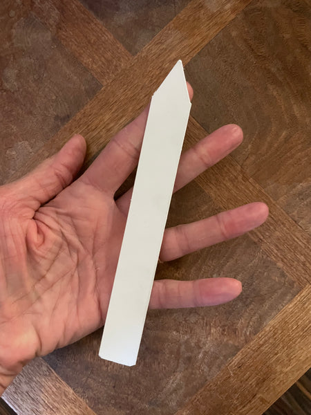 7" x 7/8" plant labels - white vinyl (10 pack) *NEW*