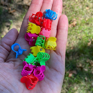 Brightly colored plant clips - 12 pack