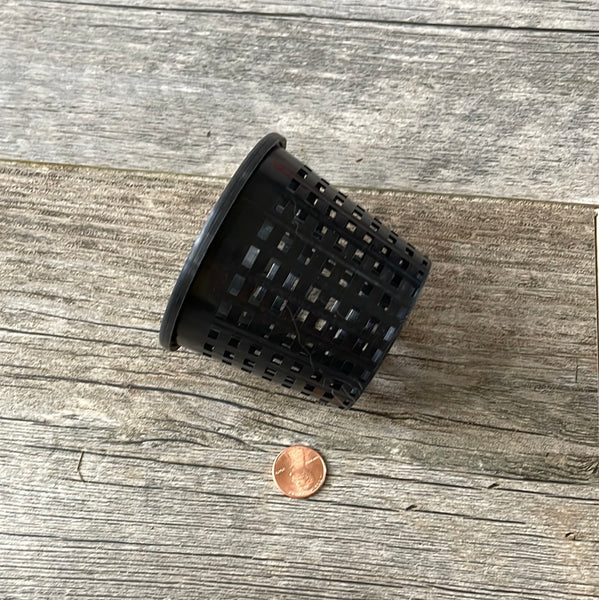 3" small hole net cup from the side