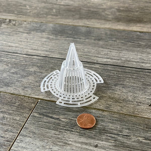 3" mesh cone for orchid pots